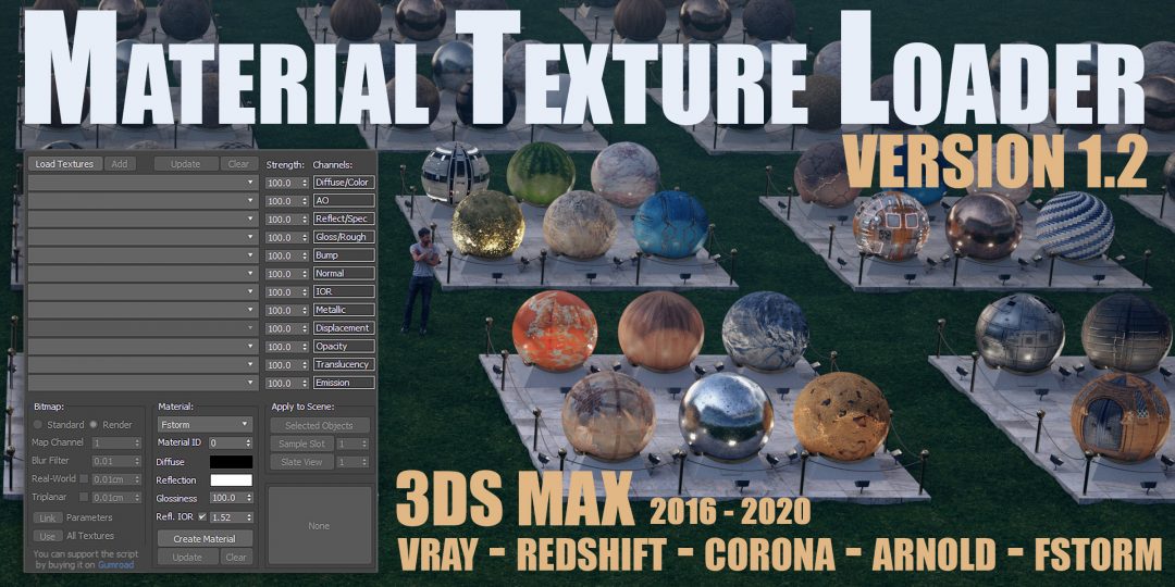 اسکریپت Material Texture Loader v1.1 for 3Ds Max | BIM Learn