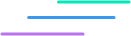 جدا کننده مطالب بصورت PNG سه خط رنگی